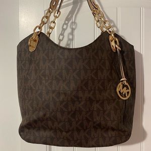 Michael Kors MK purse brown